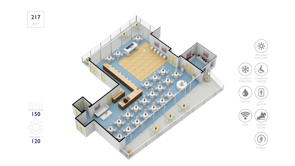 1891 Bar - Banquet Layout